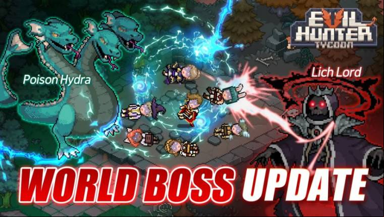 Crafting And Updating In Evil Hunter Tycoon APK